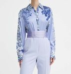BLUGIRL by Blumarine camicia ink roses