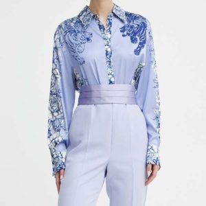 BLUGIRL CAMICIA INK ROSES D