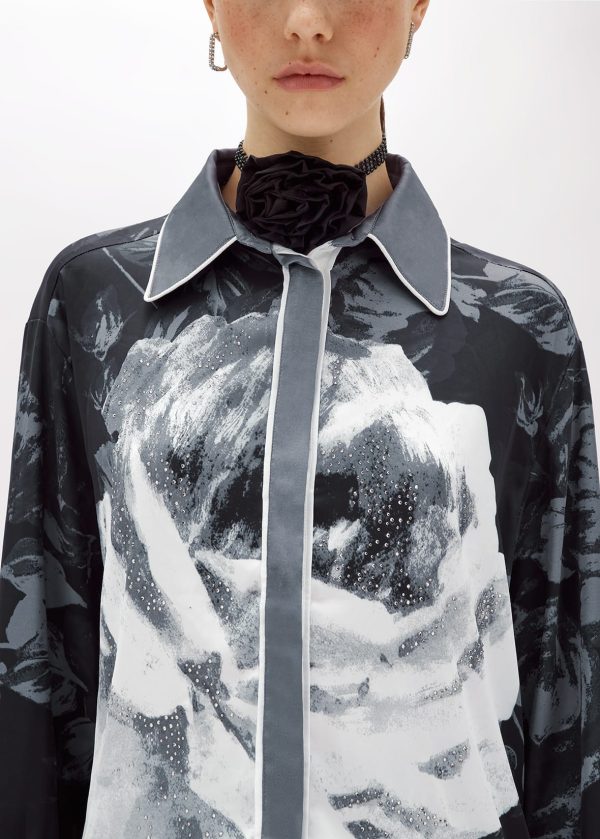 BLUGIRL camicia optical roses