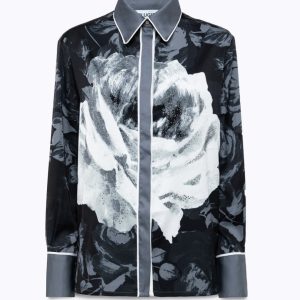 BLUGIRL camicia optical roses