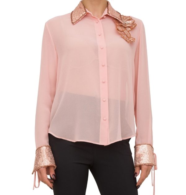 BLUGIRL Camicia peach pearl