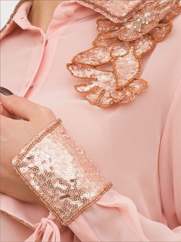 BLUGIRL Camicia peach pearl