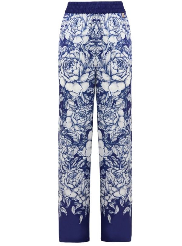 BLUGIRL Pantalone ink roses