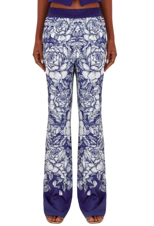 BLUGIRL Pantalone ink roses