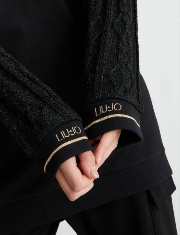 LIU-JO maxy felpa chiusa