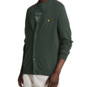 LYLE & SCOTT Cardigan cotton merino v nek