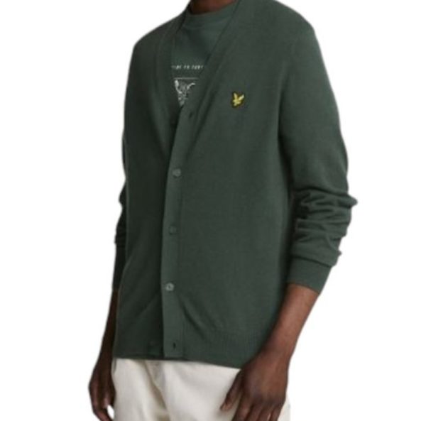 LYLE & SCOTT Cardigan cotton merino v nek