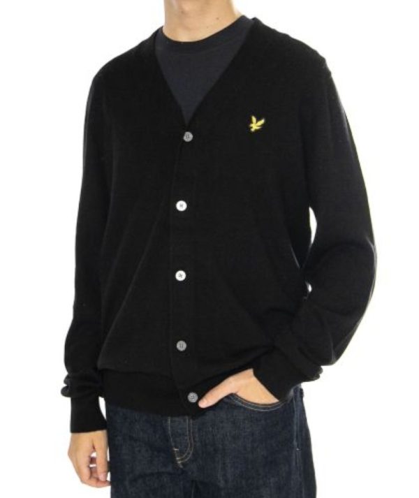 LYLE & SCOTT Cardigan cotton merino v nek