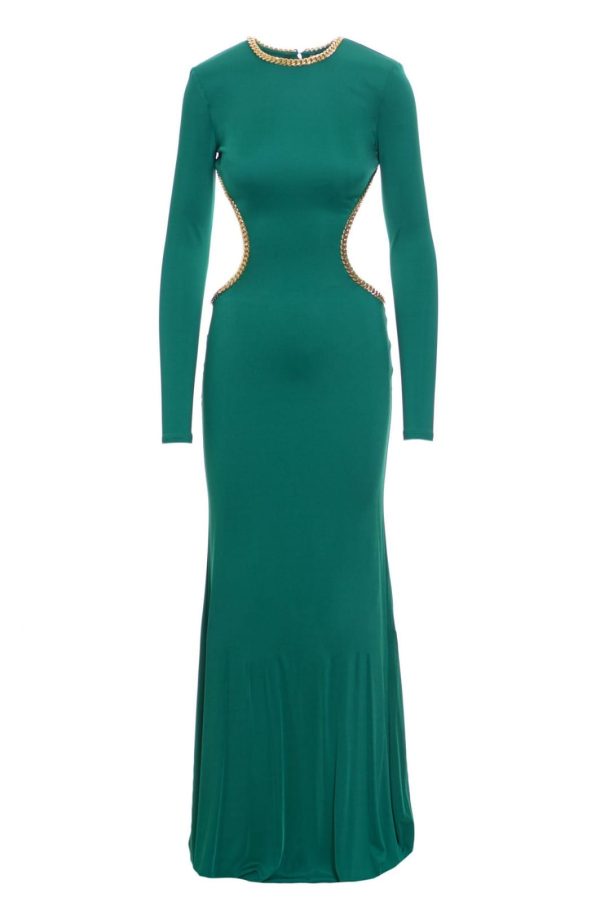 ELISABETTA FRANCHI Abito lungo in jersey AB20227EW