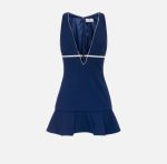 ELISABETTA FRANCHI Abito in crêpe con piping