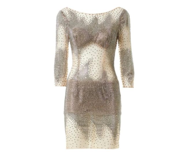 KUEA abito in tulle e brillanti
