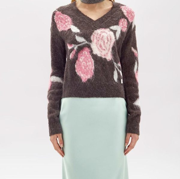 BLUGIRL Maglia con rose