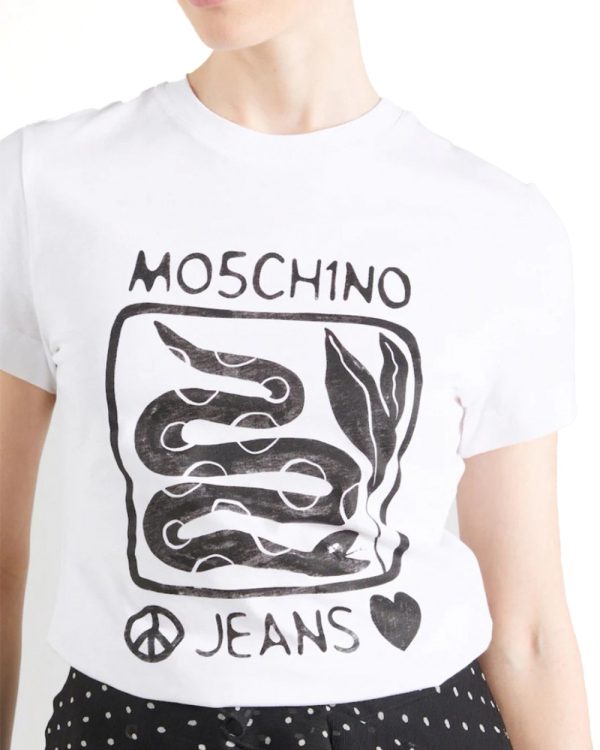 MOSCHINO JEANS T-shirt stampa