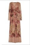 ALBERTA FERRETTI abito fiori seta