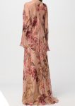 ALBERTA FERRETTI abito fiori seta