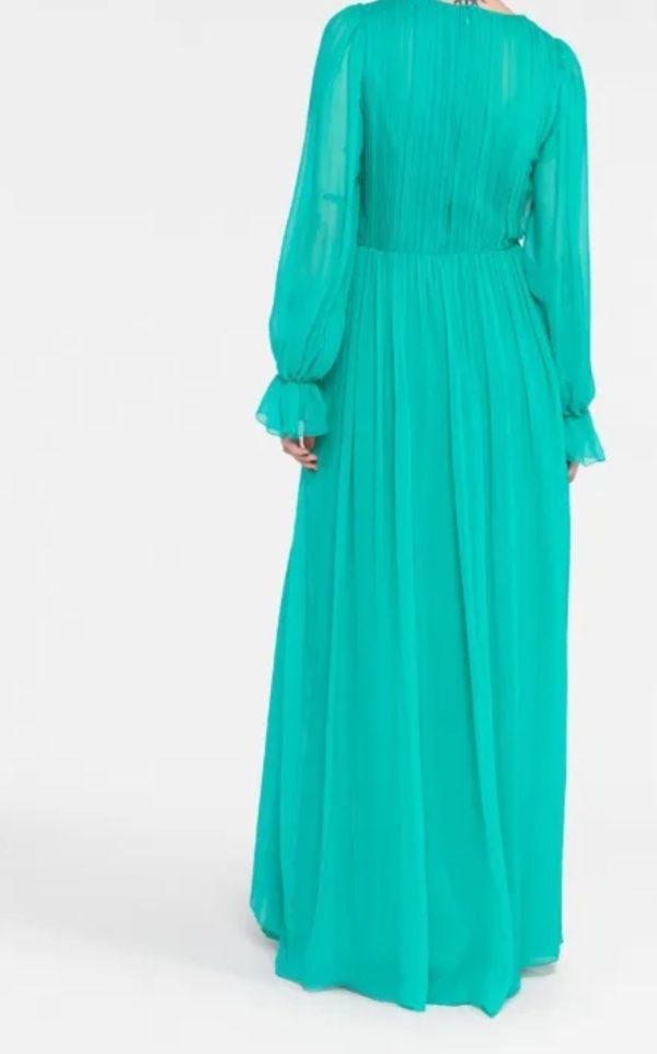 ALBERTA FERRETTI abito plisset seta